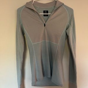 Backcountry Merino Wool Long sleeve women’s top small- blue
